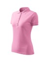 Tricou de damă Pique Polo, bumbac 65%, 200 g/mp Roz