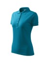 Tricou de damă Pique Polo, bumbac 65%, 200 g/mp Turqoaz inchis