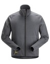 Jachetă din fleece, cu poliester 37.5, Snickers Workwear, 8051, Steel Grey/Black