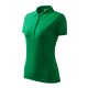 Tricou de damă Pique Polo, bumbac 65%, 200 g/mp Verde mediu