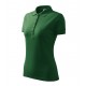 Tricou de damă Pique Polo, bumbac 65%, 200 g/mp Verde sticla