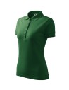 Tricou de damă Pique Polo, bumbac 65%, 200 g/mp Verde sticla