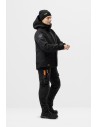 Geacă de damă, impermeabilă, termoizolantă, cu glugă, de iarnă, Snickers Workwear, AllroundWork, 1177, Black/Black