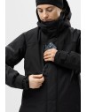 Geacă de damă, impermeabilă, termoizolantă, cu glugă, de iarnă, Snickers Workwear, AllroundWork, 1177, Black/Black
