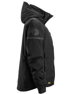 Geacă de damă, impermeabilă, termoizolantă, cu glugă, de iarnă, Snickers Workwear, AllroundWork, 1177, Black/Black 2