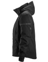 Geacă de damă, impermeabilă, termoizolantă, cu glugă, de iarnă, Snickers Workwear, AllroundWork, 1177, Black/Black