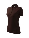Tricou de damă Pique Polo, bumbac 65%, 200 g/mp Cafea