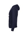 Hanorac cu glugă pentru bărbați, bumbac & poliester, 280 g/mp, Remo Blue
