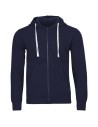 Hanorac cu glugă pentru bărbați, bumbac & poliester, 280 g/mp, Remo Blue