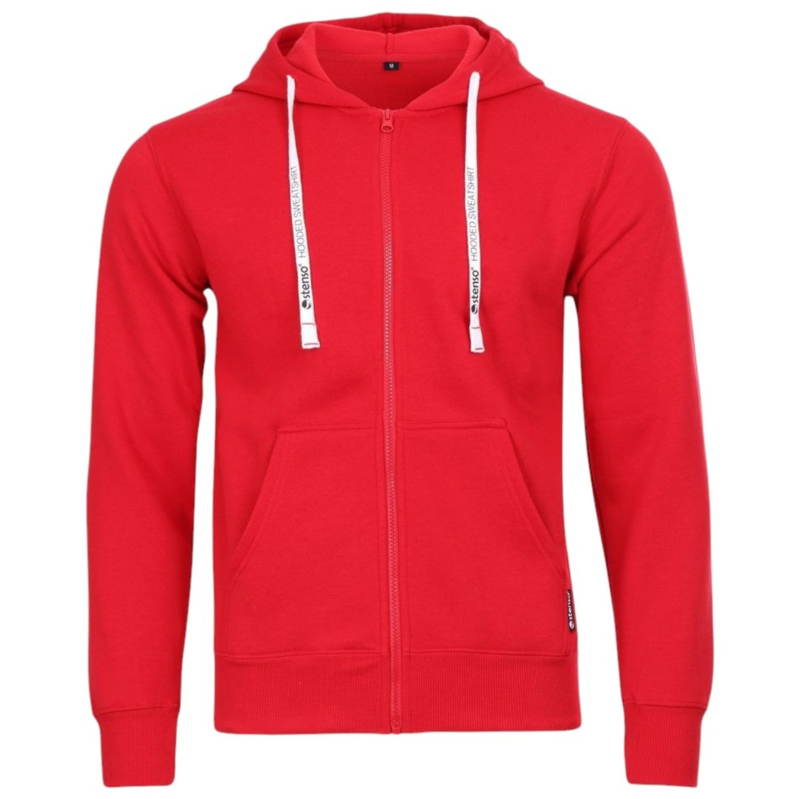 Hanorac cu glugă pentru bărbați, bumbac & poliester, 280 g/mp, Remo Red