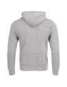 Hanorac cu glugă pentru bărbați, bumbac & poliester, 280 g/mp, Remo Gray Melange