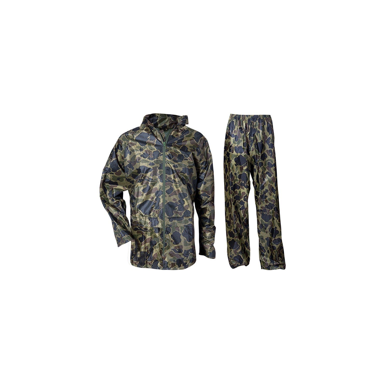 Costum de protecție împotriva ploii, din două piese, PVC/nailon, Carina