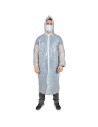 Pelerină de ploaie cu glugă, de unică folosință, din PVC, Poly