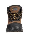 Bocanci de protecție cu bombeu din fibră de sticlă și talpă antiderapantă Ruler S3S SR Brown/Black