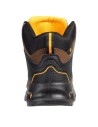 Bocanci de protecție cu bombeu din fibră de sticlă și talpă antiderapantă Ruler S3S SR Brown/Black