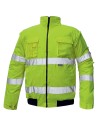Geacă reflectorizantă, impermeabilă, CL 3, cu mâneci detașabile, 2 în 1, Grover HV Yellow