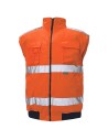 Geacă reflectorizantă, impermeabilă, CL 3, cu mâneci detașabile, 2 în 1, Grover HV Orange