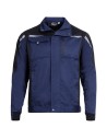 Jachetă de lucru din material stretch, cu 4 buzunare, albastru marin, 270 g/mp, Prisma Spandex