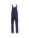 Pantaloni cu pieptar de lucru din material stretch, albastru marin, 270 g/mp, Prisma Spandex