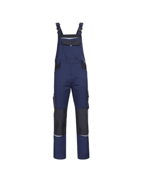 Prisma Spandex, pantaloni cu pieptar de lucru, material stretch, albastru marin