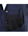 Pantaloni cu pieptar de lucru din material stretch, albastru marin, 270 g/mp, Prisma Spandex