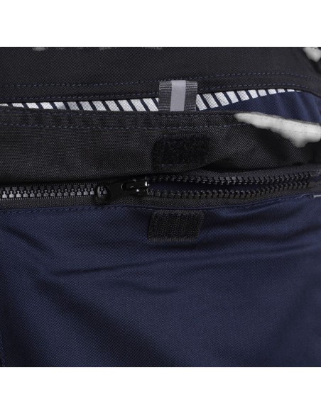 Prisma Spandex, pantaloni cu pieptar de lucru, material stretch, albastru marin