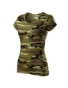 Tricou de damă Camo Pure, bumbac 100%, 150 g/mp