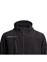 Jachetă softshell de lucru & outdoor, cu glugă, rezistentă la apă, unisex, Rune Black