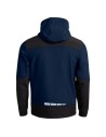 Jachetă softshell de lucru & outdoor, cu glugă, rezistentă la apă, unisex, Rune Blue/Black