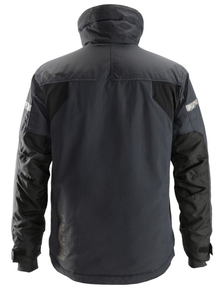 Geacă termoizolantă, 37.5, Snickers Workwear, AllroundWork, 1100, Steel Grey/Black
