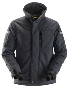Geacă termoizolantă, 37.5, Snickers Workwear, AllroundWork, 1100, Steel Grey/Black
