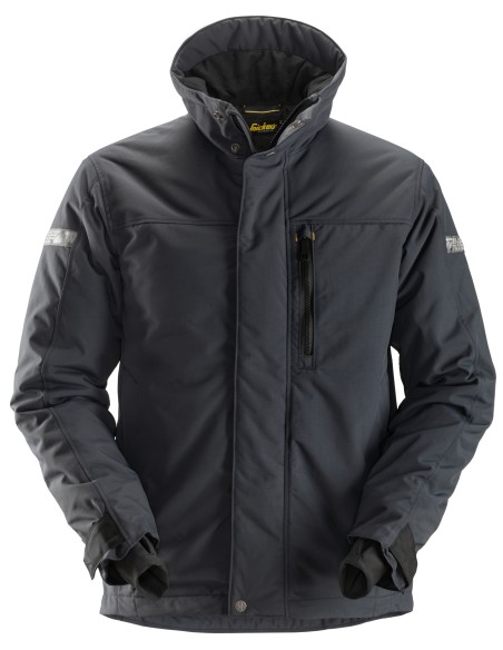 Geacă termoizolantă, 37.5, Snickers Workwear, AllroundWork, 1100, Steel Grey/Black