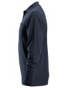 Tricou polo cu mânecă lungă, bumbac+poliester, 220 g/mp, Snickers Workwear, 2608, Navy