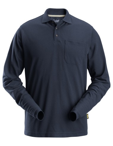 Tricou polo cu mânecă lungă, bumbac+poliester,...