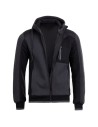 Hanorac unisex, cu glugă, 33% bumbac, 67% poliester, Revolt 2.0 Grey / Black