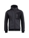 Hanorac unisex, cu glugă, 33% bumbac, 67% poliester, Revolt 2.0 Grey / Black