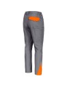 Pantaloni de lucru pentru vară, din tercot, țesătură ripstop, 190 g/mp, Prisma Light Stretch Grey/Orange