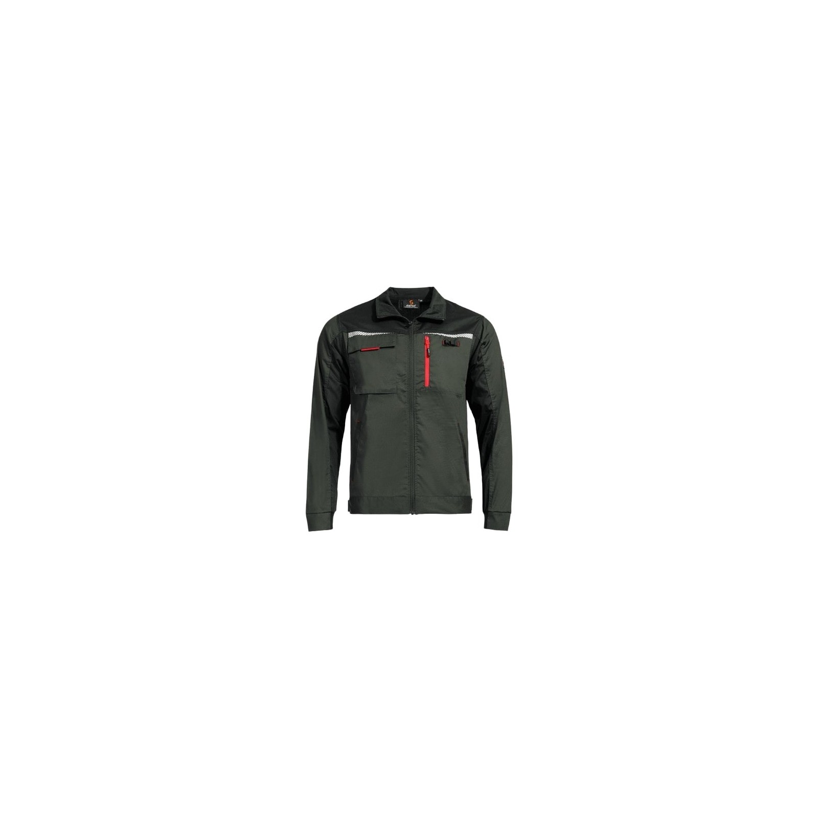 Costum de lucru pentru vară, jachetă & pantaloni standard, Prisma Light Stretch Ripstop Olive/Black