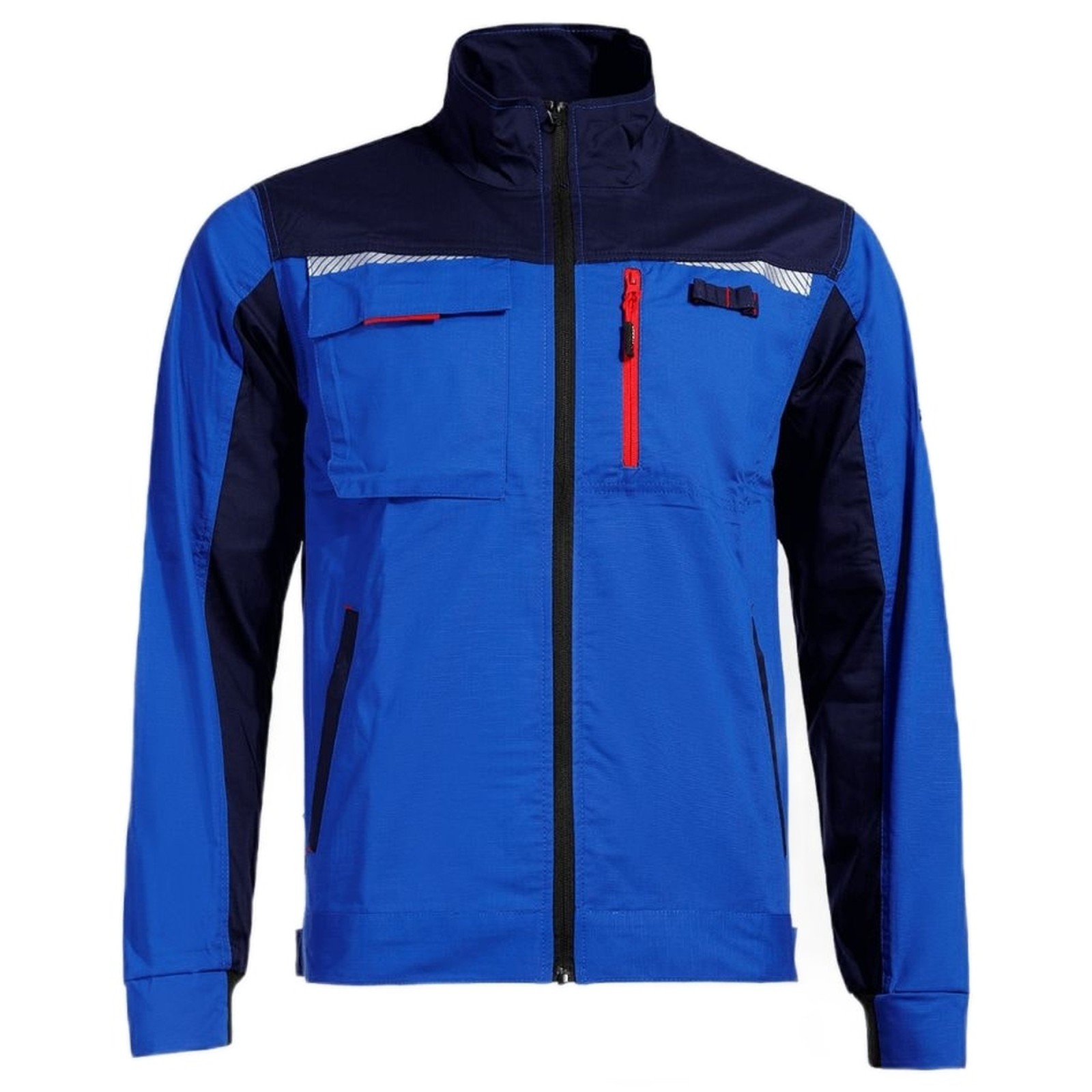 Costum de lucru pentru vară, jachetă & pantaloni standard, Prisma Light Stretch Ripstop Royal Blue