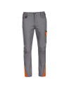 Costum de lucru pentru vară, jachetă & pantaloni standard, Prisma Light Stretch Ripstop Grey/Orange