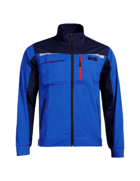 Costum de lucru pentru vara, 2 piese, Prisma Light Stretch Ripstop Royal Blue