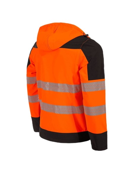 Jachetă softshell reflectorizantă, impermeabilă, cu căptușeală din fleece, Nobel 2.0 Portocaliu
