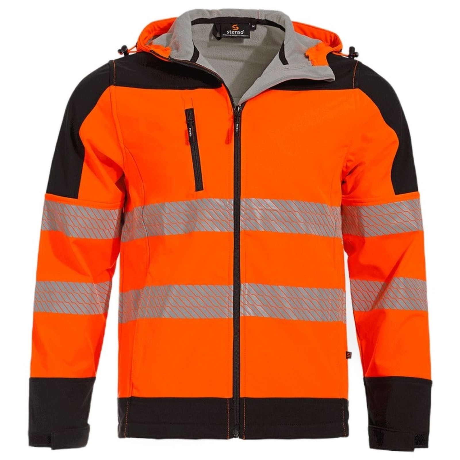 Jachetă softshell reflectorizantă, impermeabilă, cu căptușeală din fleece, Nobel 2.0 Portocaliu