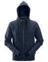 Hanorac cu glugă din bumbac & poliester, Full Zip, Snickers Workwear, AllroundWork, 2890, Navy