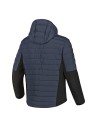 Jachetă de iarnă impermeabilă, termoizolantă, cu glugă, Diadora Padded Jacket Oslo Hybrid Black/Blue Denim