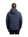 Jachetă de iarnă impermeabilă, termoizolantă, cu glugă, Diadora Padded Jacket Oslo Hybrid Black/Blue Denim