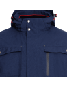 Geacă de iarnă pentru bărbați, impermeabilă, cu glugă, 100% poliester, Montana Navy Blue