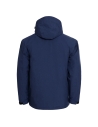 Geacă de iarnă pentru bărbați, impermeabilă, cu glugă, 100% poliester, Montana Navy Blue