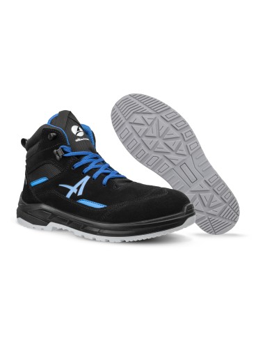 Bocanci de protecție unisex, antiderapanți, Albatros Vector Blue Mid, S3 FO SR