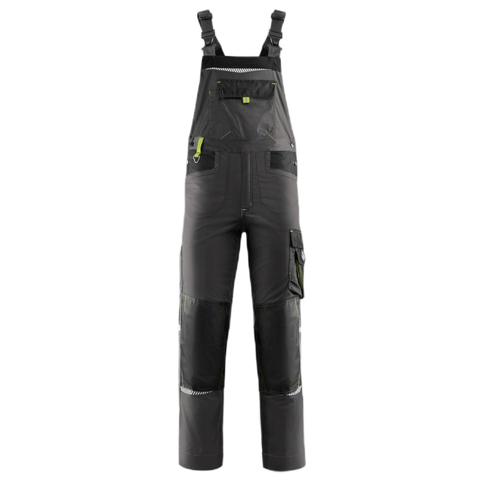 Pantaloni cu pieptar, cu buzunare multifuncționale, 270 g/mp, Prisma Grey